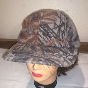 Size Large CABELA'S Camouflage Fleece Hat with Full Soft Fold Down Ear Cover